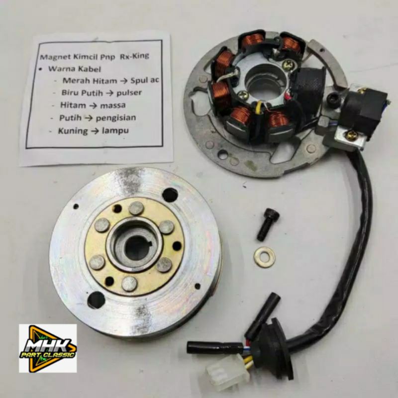 Magnet maghnet kimcil set pengapian kimcil racing mahnet magnit pnp RX king Rx k Rk special spesial