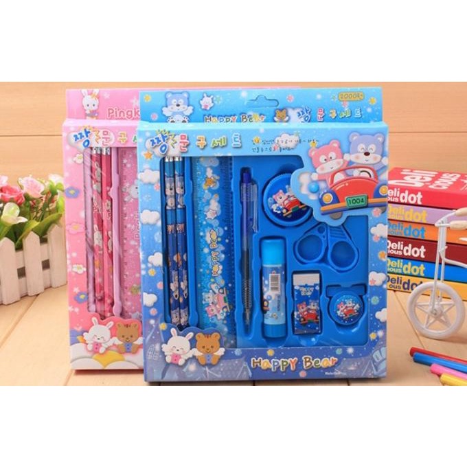 

Perlengkapan Alat Tulis Menulis Sekolah Belajar Pensil Penghapus