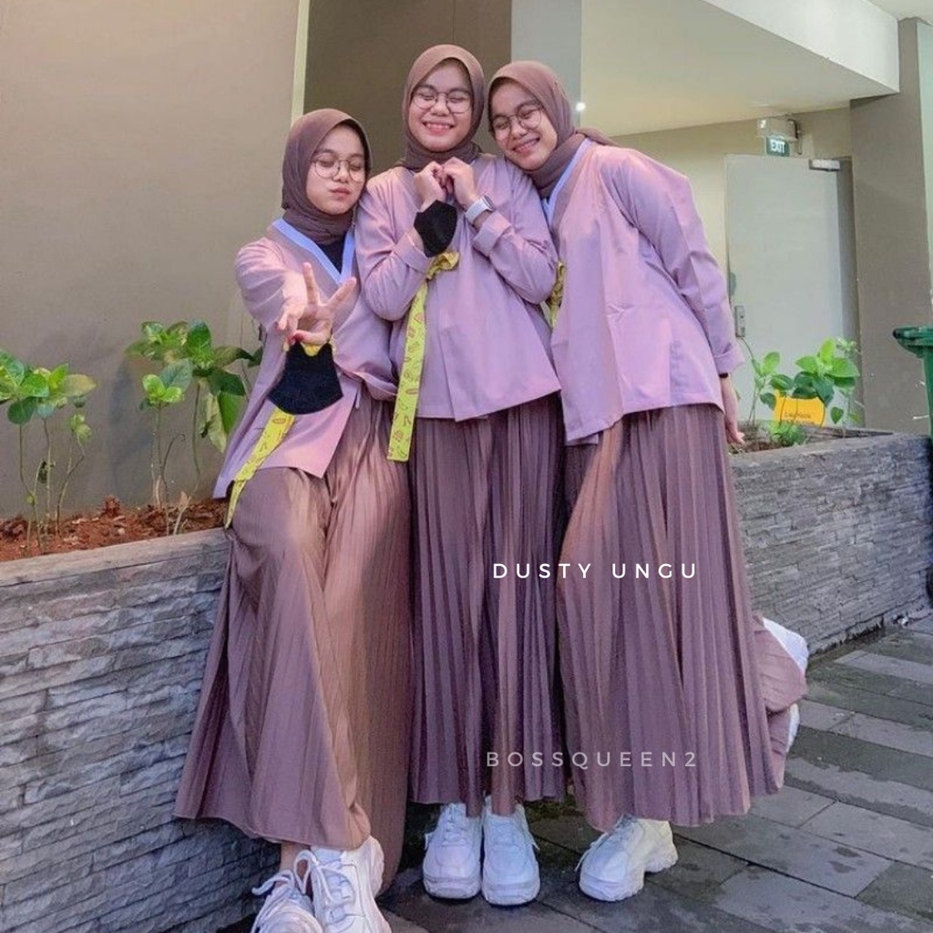 ROK PLISKET JUMBO PREMIUM TEBAL/ROK PLISKET PREMIUM 100% HYGET/ROK PANJANG