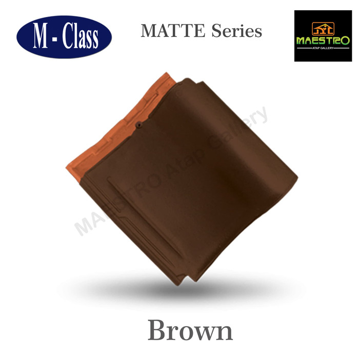 M-CLASS Genteng Keramik Matte Brown