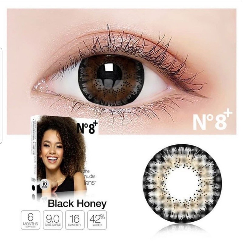 ready - softlens no8 ice -- kontak lensa ice no 8 dm 16mm