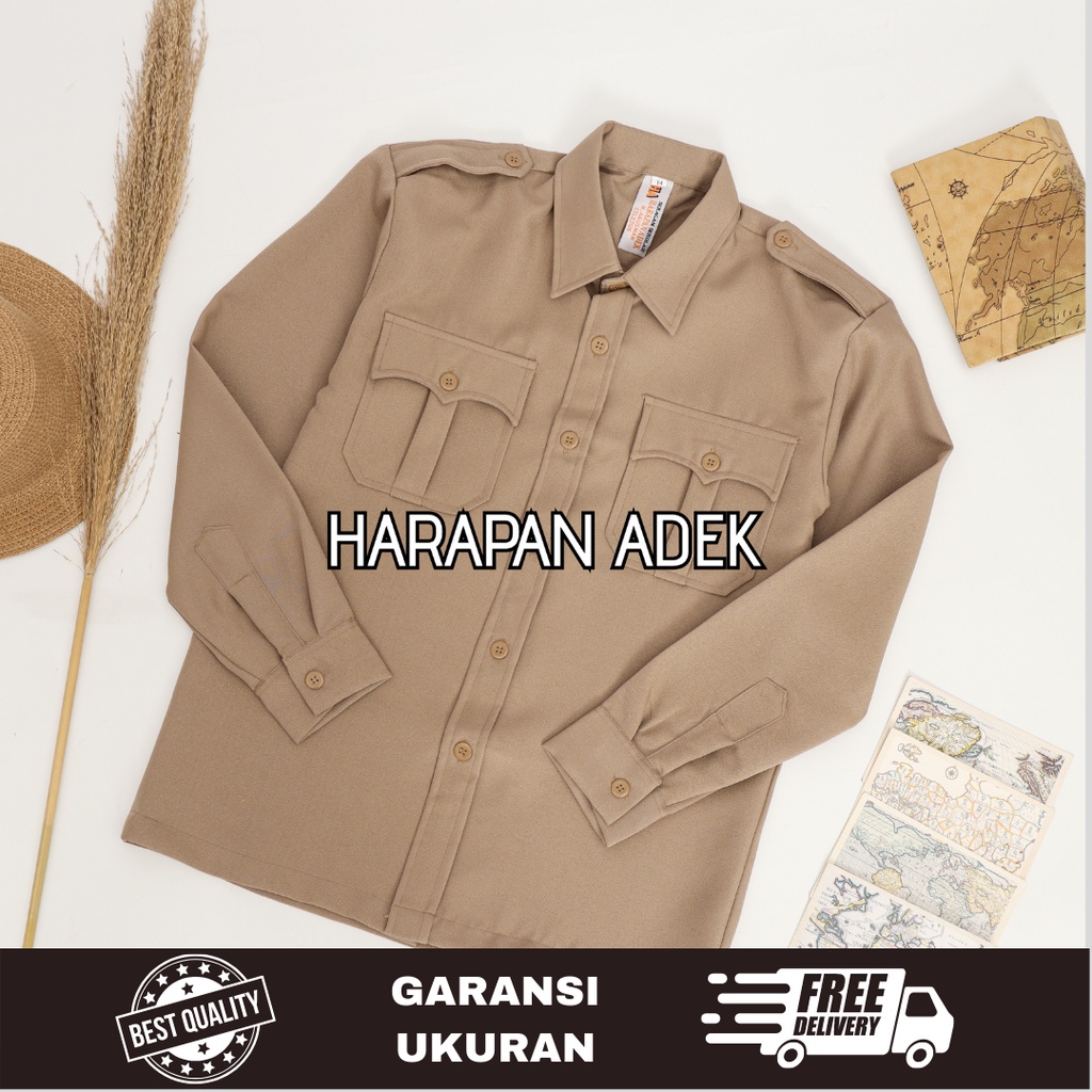 Seragam Pramuka Penggalang Panjang Rapilo Kantong Atas