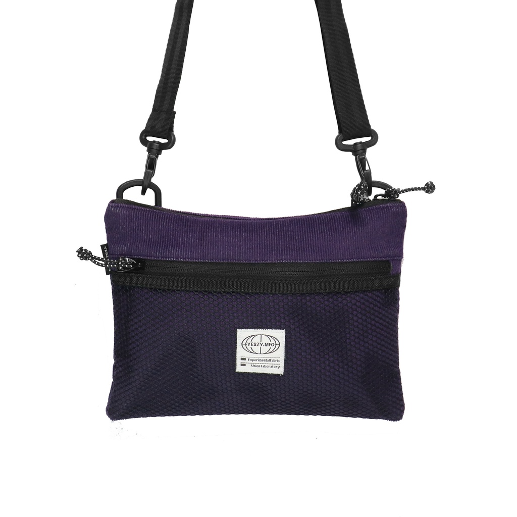 YESZY MFG Sling Bag Trap Corduroy Purple