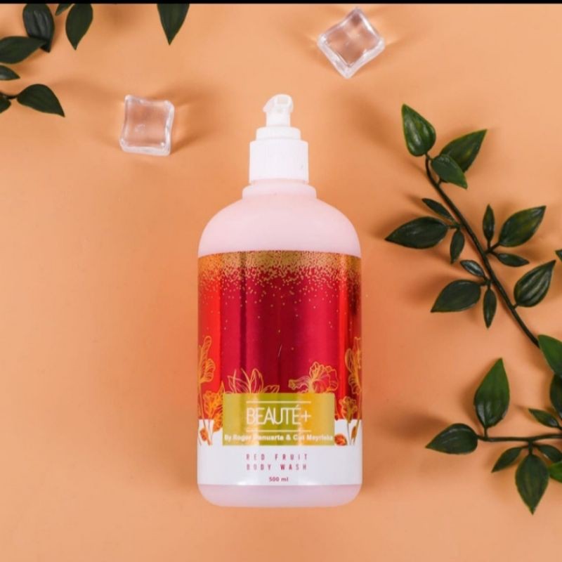 Beaute+Red Fruit Body Wash By Roger &Cut Meyriska Beaute Plus 500gr