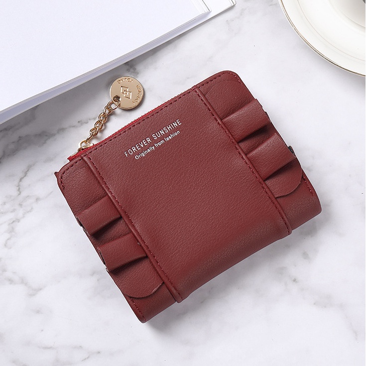 TasMolly Jims Honey WALLET dompet - dompet wanita Murah with Card Holder -PU Leather dompet cewek -dompet lipat - dompet kecil - Korea fashion dompet pendek real pic bisa cod Hathin muii 32/ 4 colors