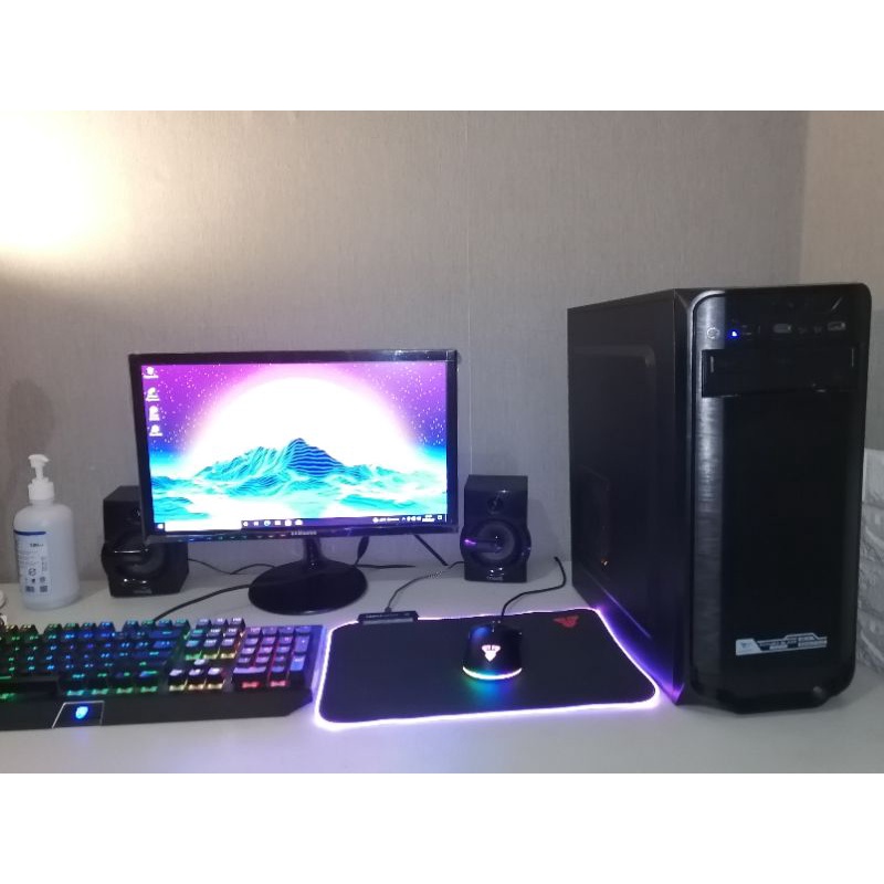 PC Gaming CPU Gaming i5 3470 ZOTAC GTX 1050 Monitor Samsung SF350