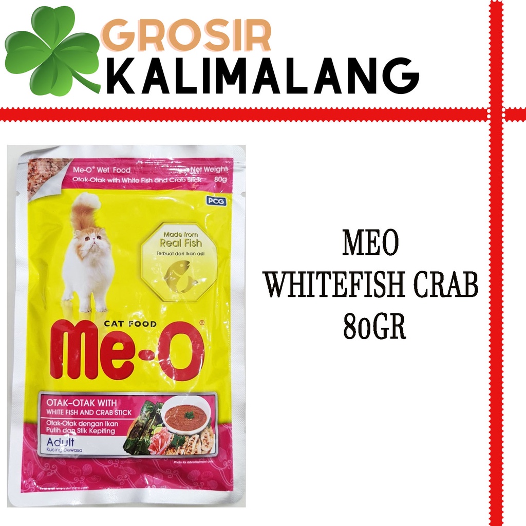 Meo Pouch Whitefish Crab Stick 80gr