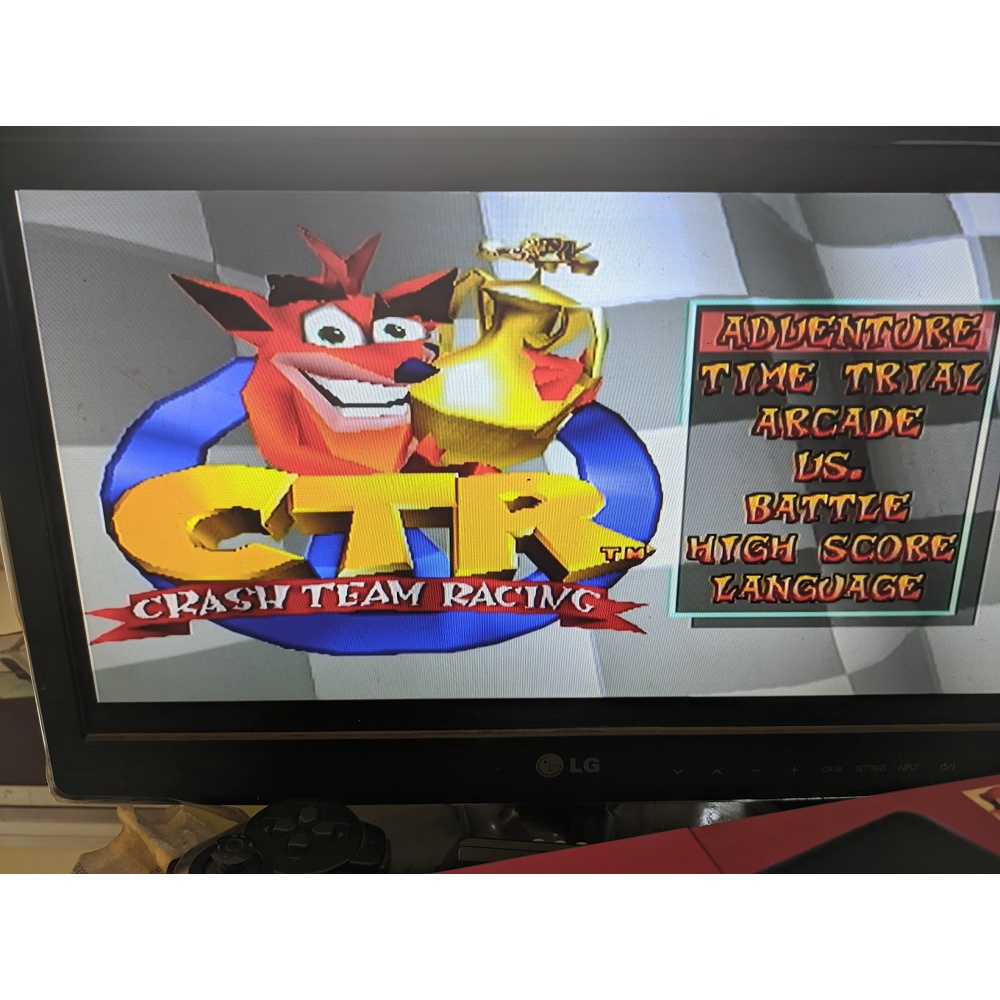 DVD Kaset Game PS3 PKG CTR Multiman HEN Crash Team Racing CTR