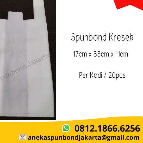 

♢ Tas Spunbond Kresek 17cm x 33cm x 11cm ➮