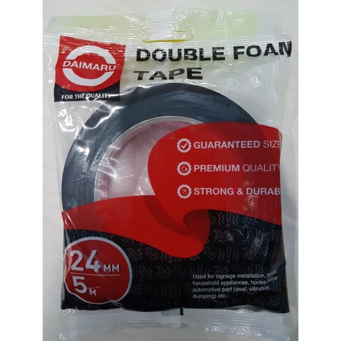 

Double Tape Busa Foam Tape Daimaru 1" inch / 24mm / 6M Dobel Tip Busa