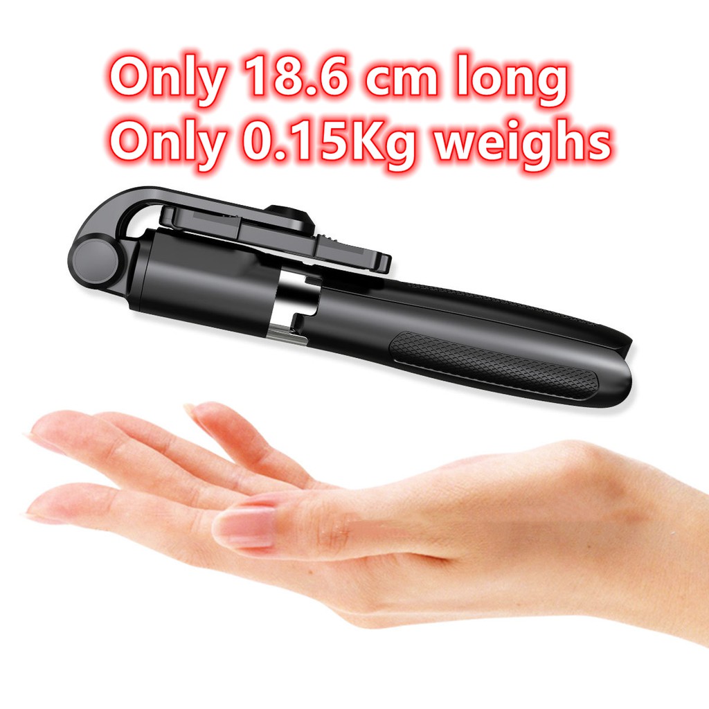 L01 Bluetooth Tripod 3in1 Remote Selfie Stick Tripod Integrated