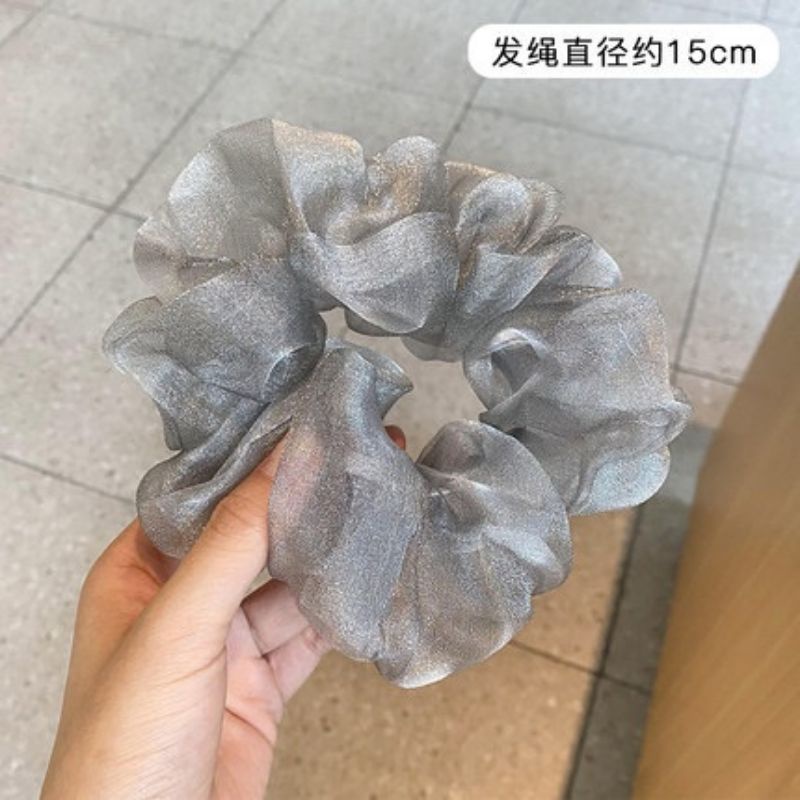 Scrunchie Organza - Kunciran Ikat Rambut Korea (besar) Cepol Hijab/Jilbab