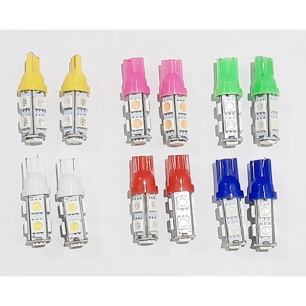 2PCS Lampu Senja LED 9 Mata T10 Hemat Energi || 2PCS LED Sein 9 Mata T10 Terang Dan Hemat