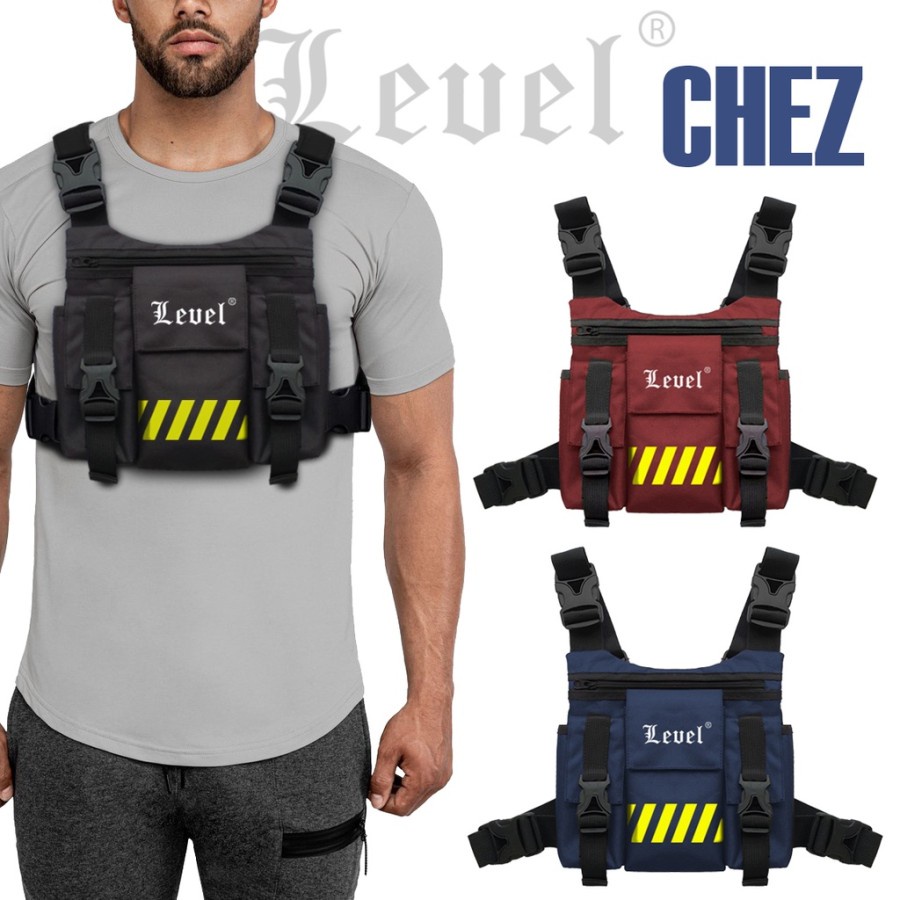 Tas dada Level Chez Premium Chest Bag Rig Tactical Biker