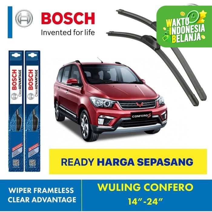 Wiper Blade Wuling Confero BOSCH frameless ADVANTAGE 14-24&quot; ORIGINAL