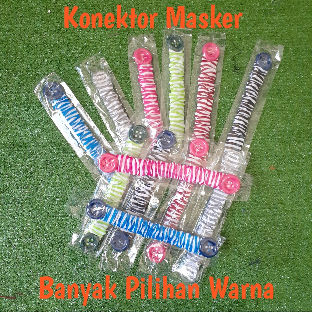 konektor masker hijab/konektor hias masker/sambungan masker