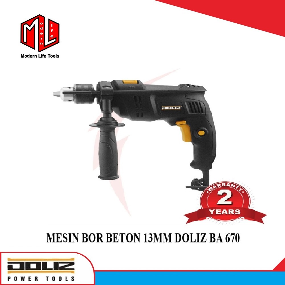 Mesin Bor Tembok Beton Doliz BA 670 Hammer Drill Impact Doliz BA670