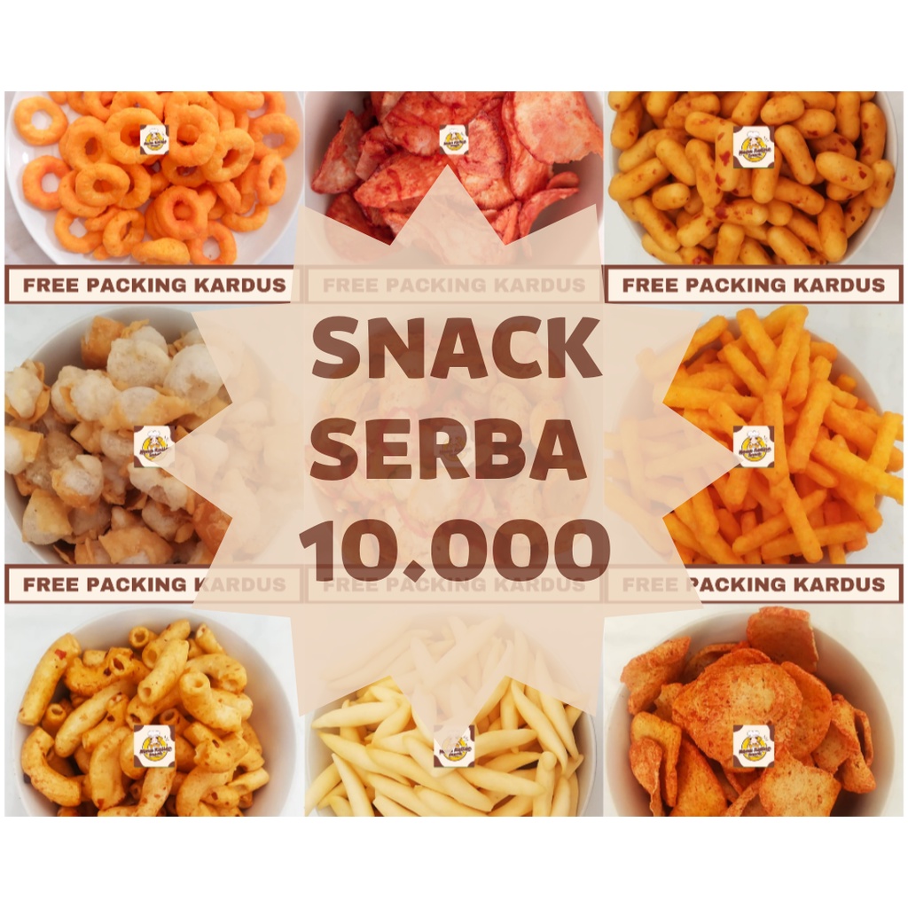 

SNACK KILOAN TERMURAH!! JAJANAN MAKANAN RINGAN / CEMILAN CAMILAN SERBA 10 RIBU