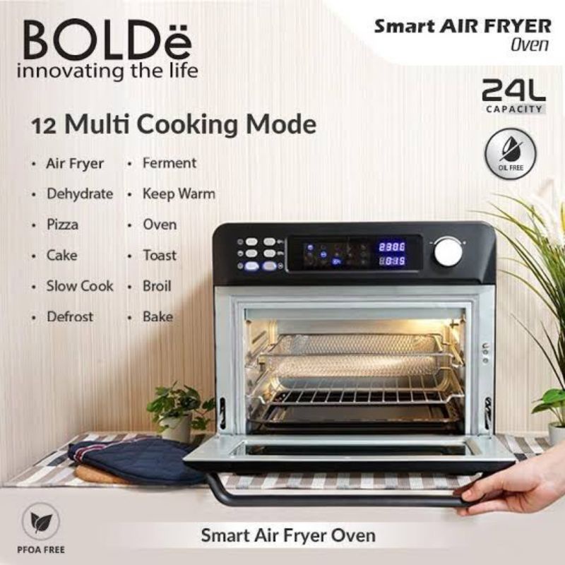 Smart Air Fryer Oven 3 in 1 Digital Original Bolde