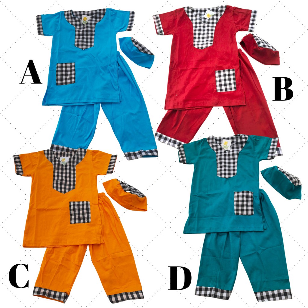 Baju Koko Bayi 0-6 Baju Koko Bayi 1 tahun bulan Baju Lebaran Anak Laki Laki Koko Turkis k866 butterm