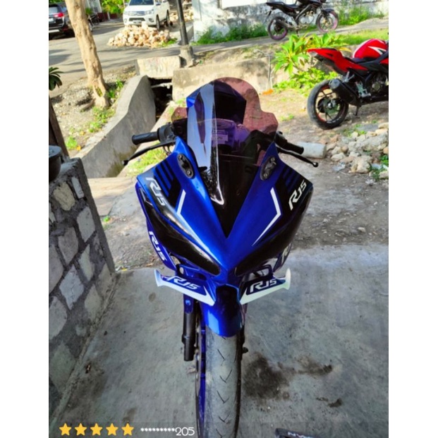 VISOR WINSHIELD JENONG YAMAHA R15 - VISOR TERBARU R15 V2 JENONG