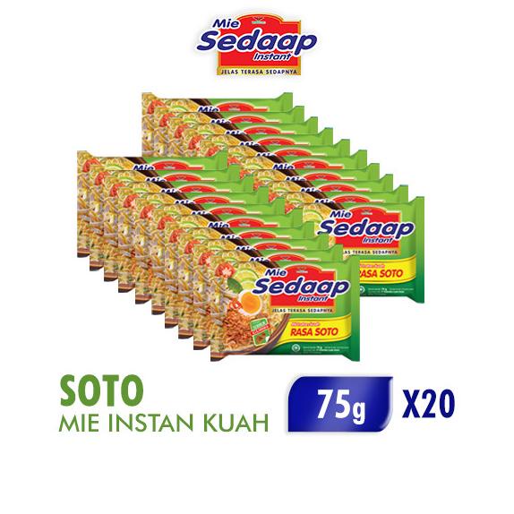 

Sedaap Mie Instan Soto 75 gr x 20