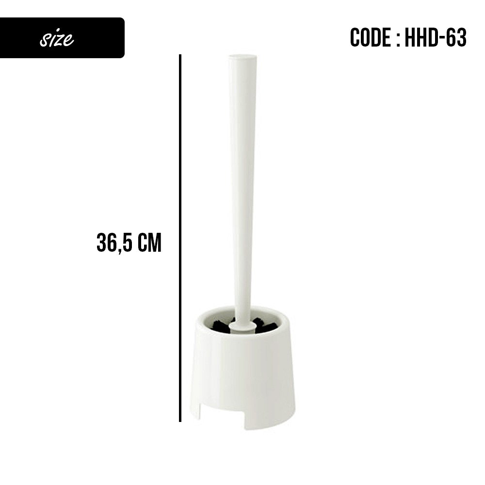 Toilet Brush &amp; Holder - Sikat Toilet (HHM-66)