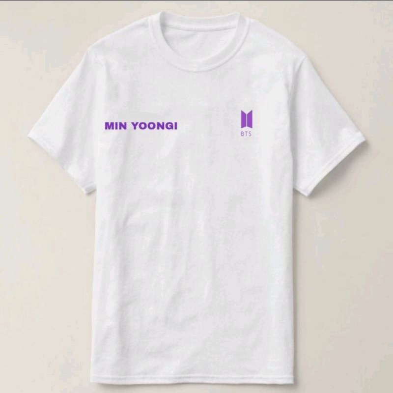 T-shirt Fanmade BTS Members name