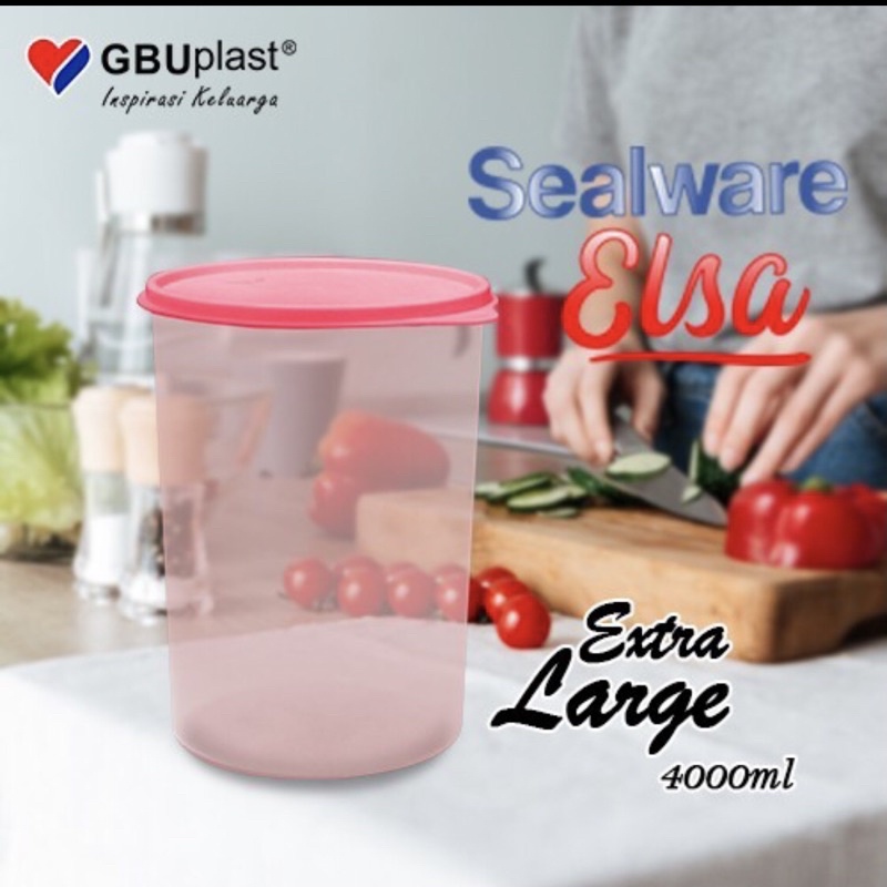 TOPLES KUE BULAT BUNDAR  SERBAGUNA SEALWARE 4000 ML GBU PLAST ELSA
