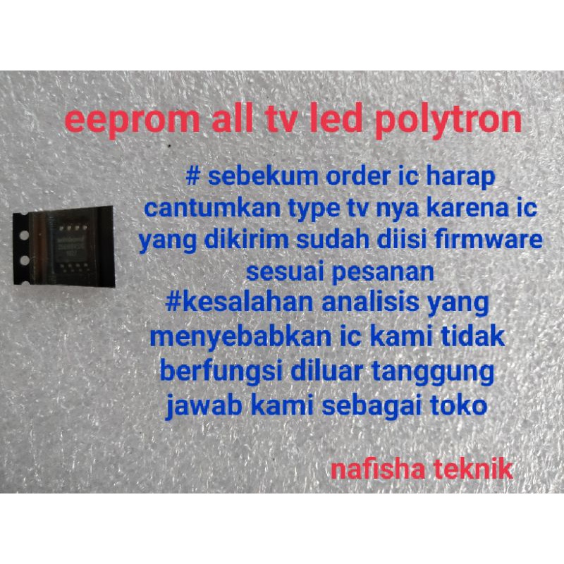 ic eeprom all type tv led polytron ic eeprom all type tv led polytron