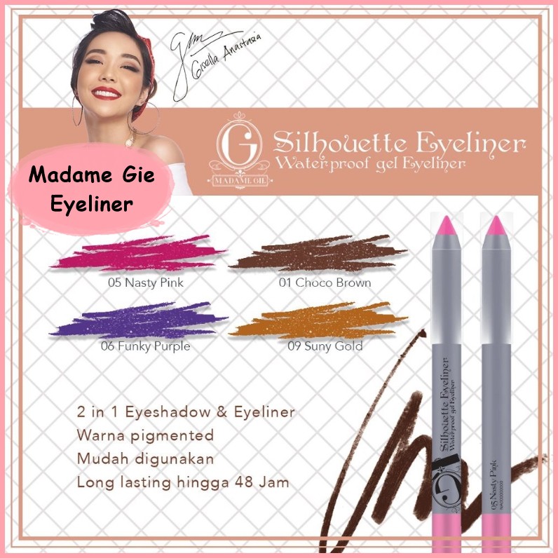 MADAME GIE MASCARA SERIES ( CONCEALER GOT YOU / EYEBROW MATIC SUPAFINE / HOLOGRAPHIC 2IN1 / EYELINER BLACK TWO IN ONE / BEAUTY LONG / PRETTY THICK / GERGOUS / BEAUTY BLINK / EYELINE SMALL / MASCARA +62 / MASCARA NETIZEN)