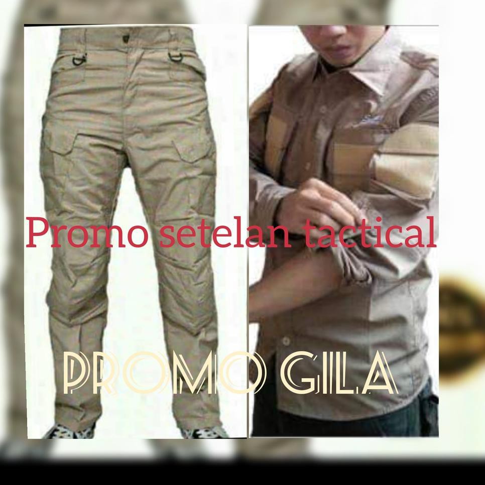 SALE 9 9 PROMO SETELAN CELANA  TACTICAL  BLACKHAWK KEMEJA 