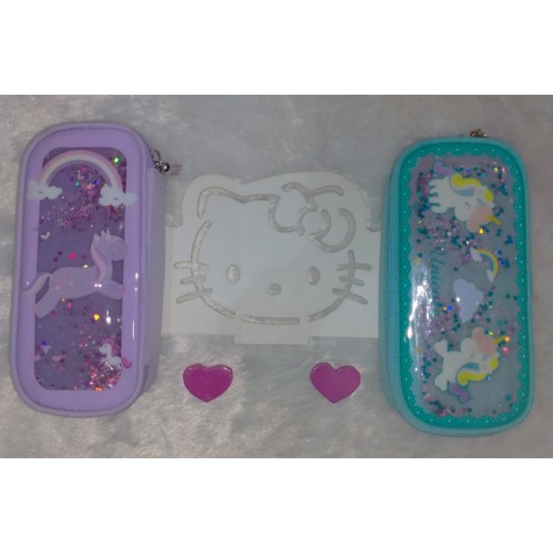 

Tempat pensil unicorn gliter import premium