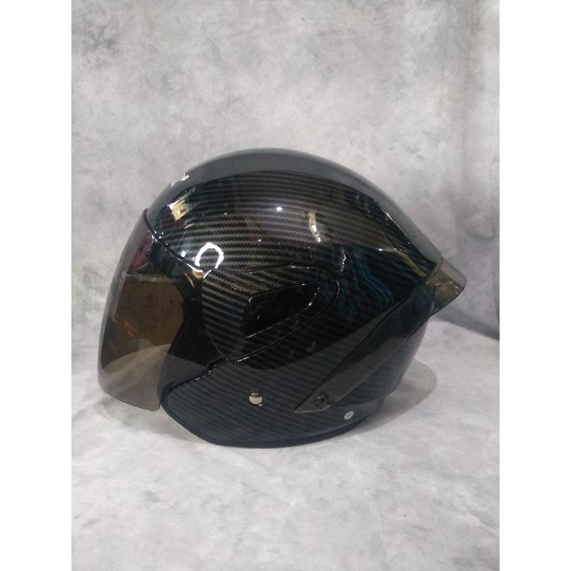 Helm Mvstar carbon glossy free spoiler not rsv,Nolan,ink,kyt