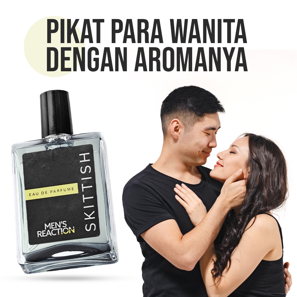 Parfume Pria Dewasa Men's Reaction Skitish Eau De Parfume Wangi Tahan Lama