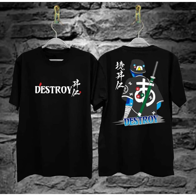 RENGOKU CLOTHES-KAOS PRIA DISTRO TERBARU 2022/BAJU KAOS SAMURAI HITAM/KAOS JEPANG/BAJU KAOS DISTRO P