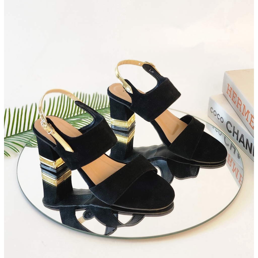 Arlaine - New Monaco Sandal Heels Wanita / Heels 7cm / Heels Kondangan / High Heels Wanita