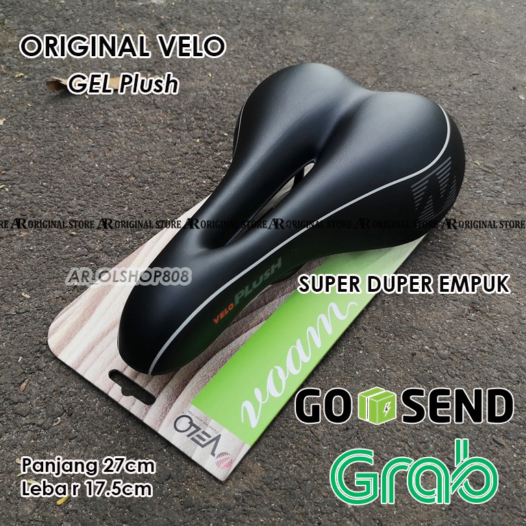 SADEL VELO PLUSH GEL 3134 ORIGINAL - SADEL VELO BELAH VELO GEL - SADDLE MTB VELO PLUSH SADEL SEPEDA