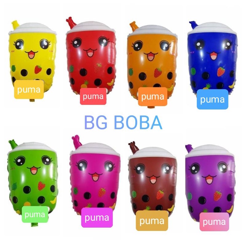 balon karakter boba