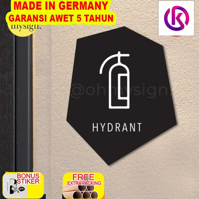 

Murah Acrylic Signage Printed Hydrant | Sign Akrilik Label Printed