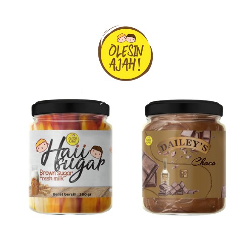 

Promo OlesinAjah Selai Hii Brown Sugar 200Gr + Dailey's Choco 200Gr