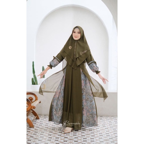 MARWAH BERMERKS / gamis Cruty bermrek/gamis syar'i