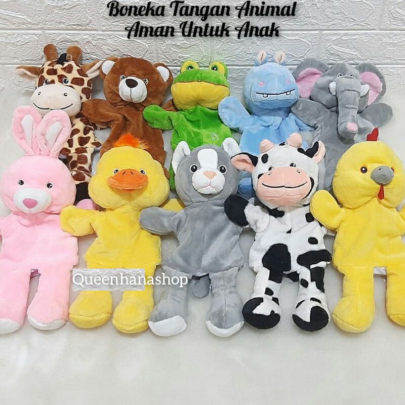 Boneka Tangan Binatang Handpupet Animal Handpupet Karakter