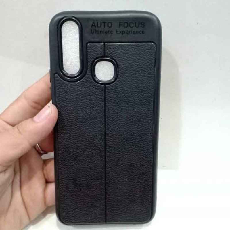 VIVO Y12i AUTO FOCUS SOFTCASE LEATHER CASE KULIT JERUK
