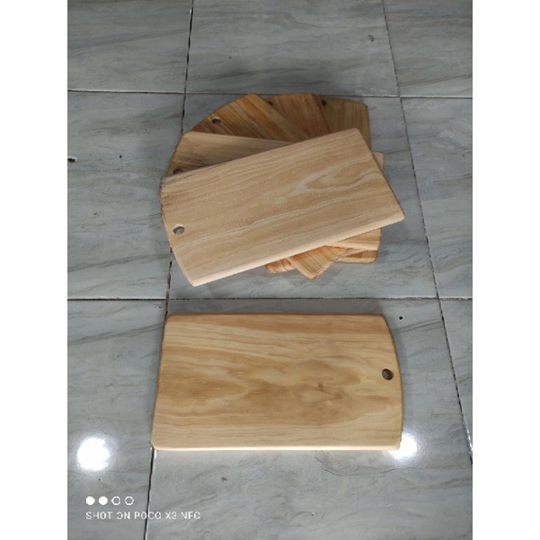 Talenan Kayu Pinus 32x18 GUNUNGAN PINGUL MURAH TEBAL / Wooden Cutting Board