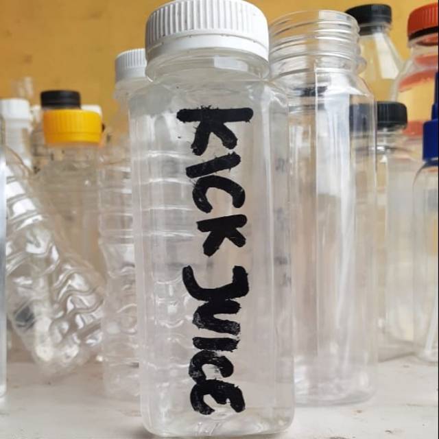 botol plastik 250 ml / botol kick jus 250 ml