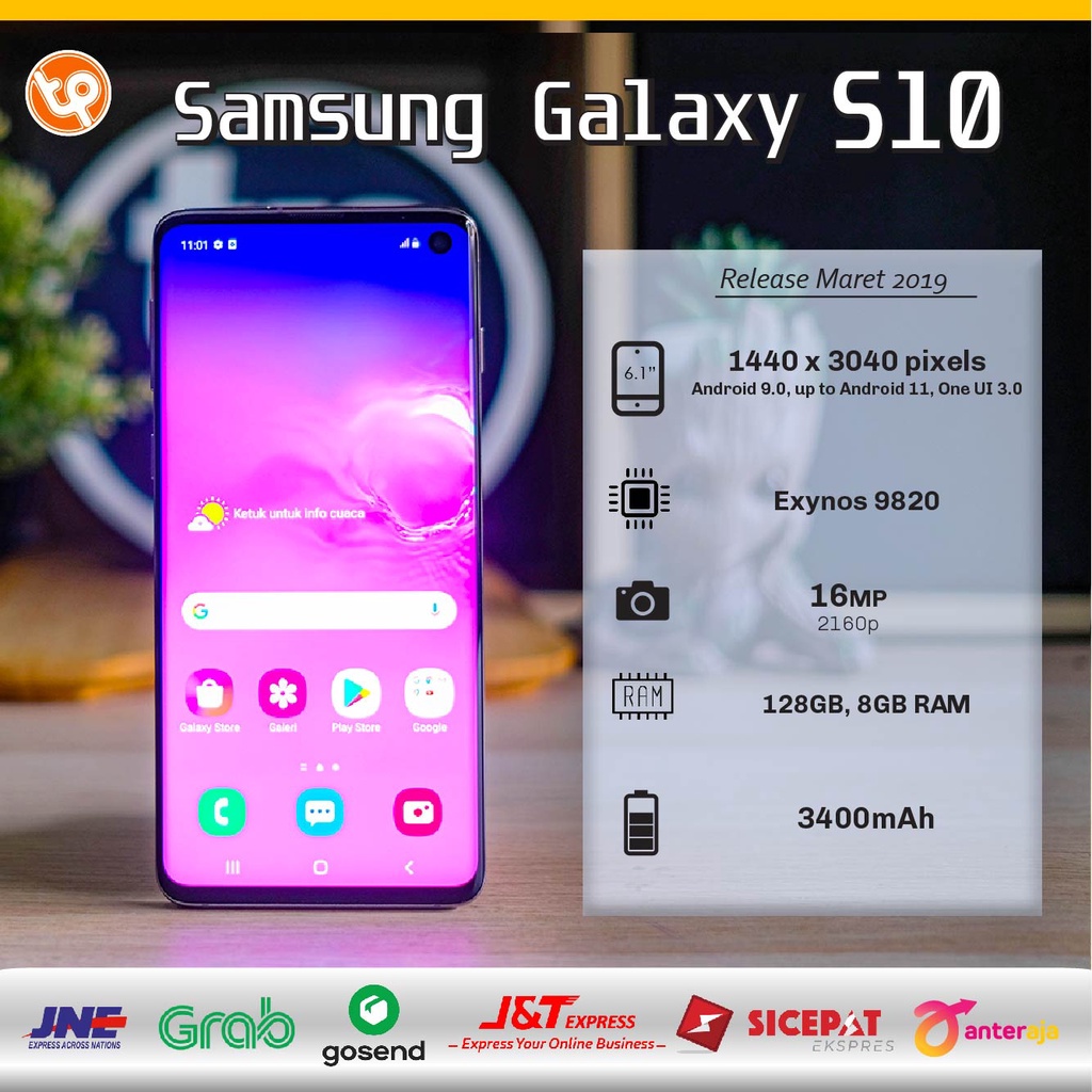 Samsung Galaxy s10 | s10 plus | s10 e | s10 lite  android hp bekas second resmi-5