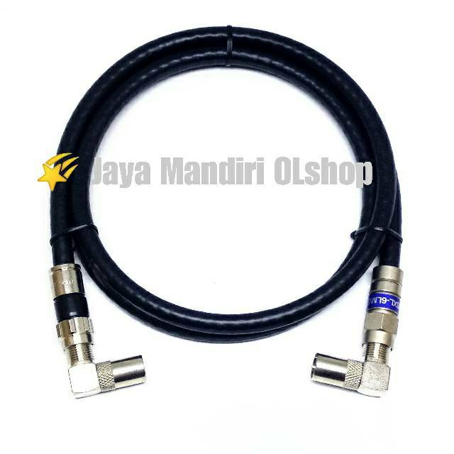 Kabel Antena TV 1 Meter Male to Male Jack L to L