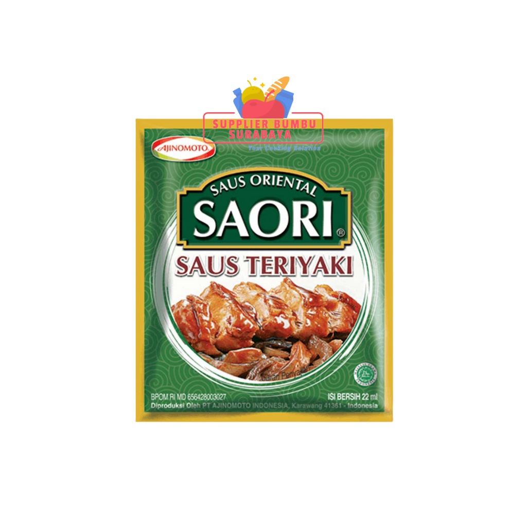 Saori Saus Oriental Sachet Tiram Teriyaki Lada Hitam Mentega Asam Manis Pedas Szechuan