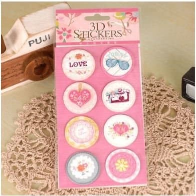 Scrapbook 3D Sticker 8X18cm - SS20